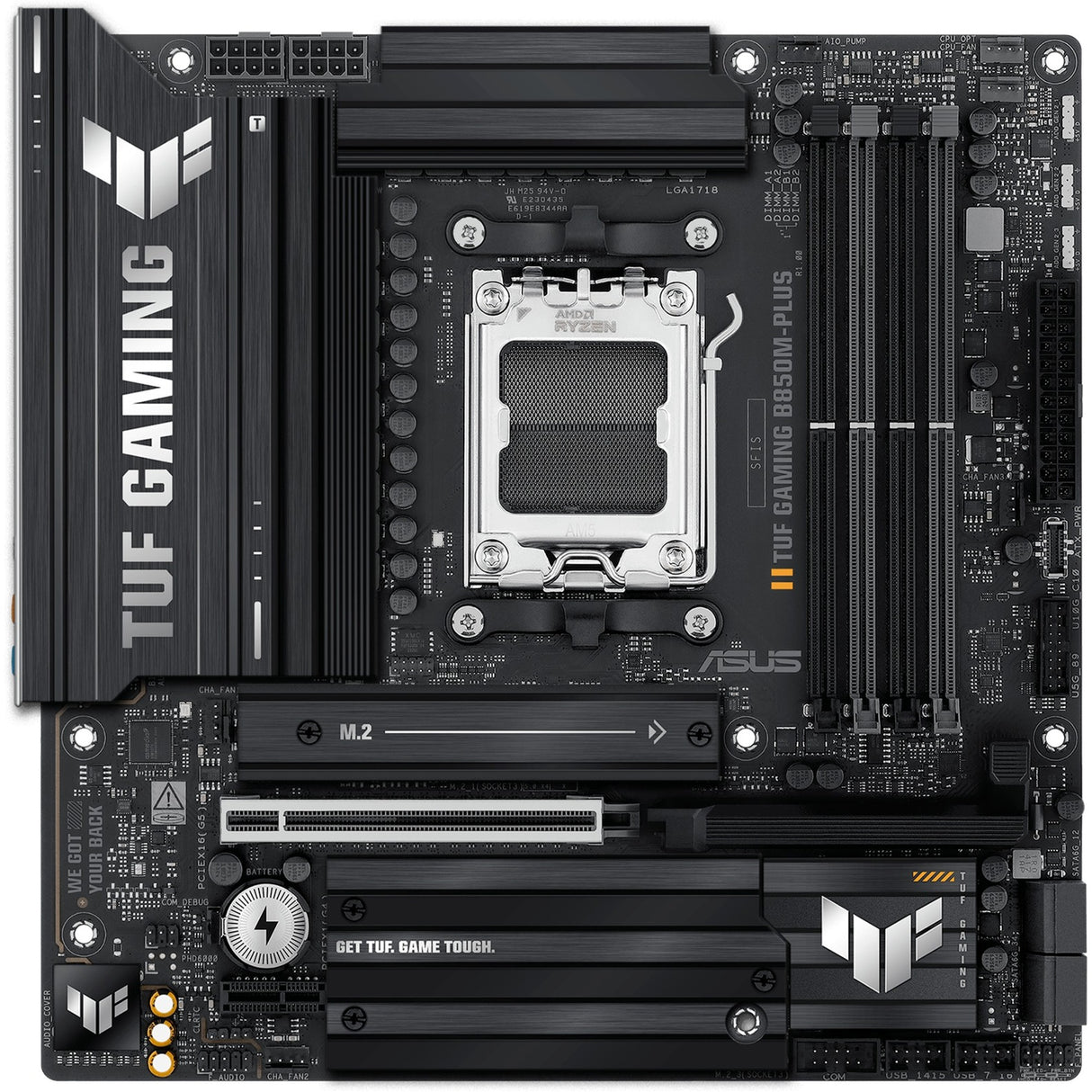 Asus TUF Gaming B850M-Plus Sockel AM5 Motherboard (2,5 GBE-LAN, Sound, µatx)