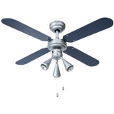 Bestron DLHB42S Deckenventilator mit Beleuchtung