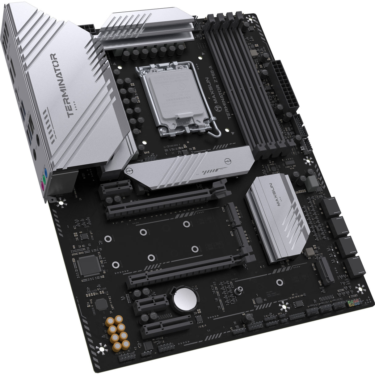 Maxsun ms-terminator z790-a wifi socket 1700 moederbord (zwart, raid, 2.5 gb-lan, wlan, bt, sound, atx)