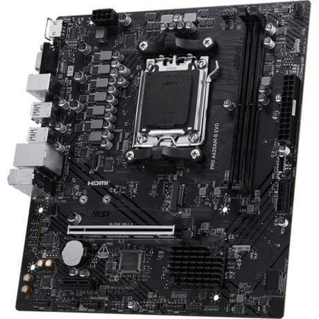 Msi pro a620am-b evo socket am5 moederbord (raid, 2.5gb-lan, sound, µatx)