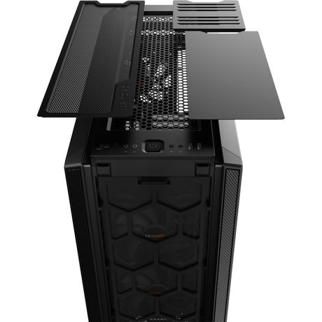 Ruhig sein! Silent Base 802 Window Midi-Tower-Gehäuse (schwarz | 2x USB-A | 1x USB-C | Fenster)