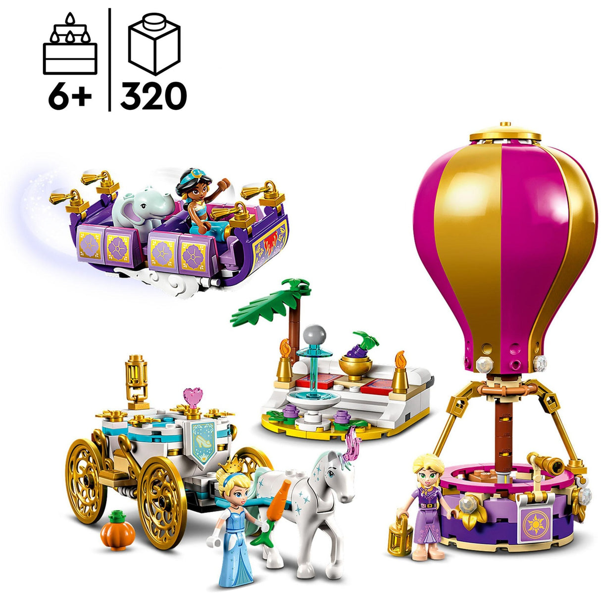 LEGO LEGO 43216 Zauberer Reise der Prinzessin