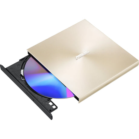 Asus ZenDrive U8M Externer DVD-Brenner (Gold Schwarz, USB-C-Schnittstelle, M-Disc)