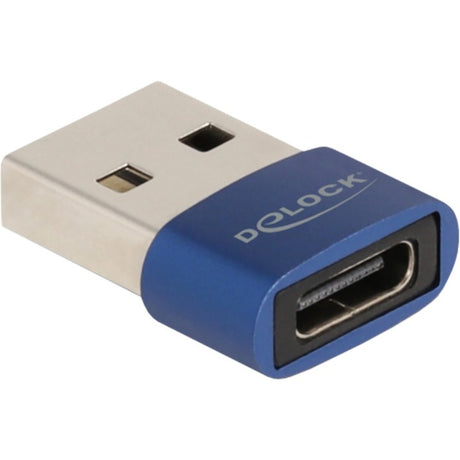 Delock USB 2.0 Adapter USB-A Stecker > USB-C Buchse (blau)