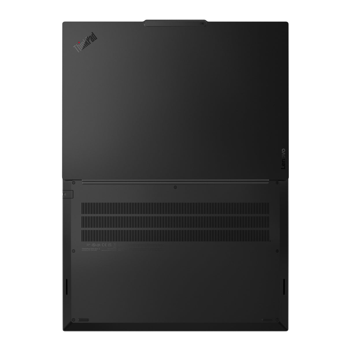 Lenovo thinkpad e16 gen 3 amd (21st005vmh) 16 laptop (zwart | ryzen 5 220 | radeon 740m | 16 gb | 512 gb ssd)