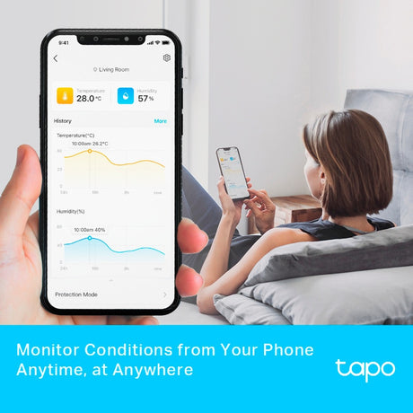 Tp-Link Tapo T315 intelligenter Temperatur- und Feuchtigkeitsüberwachungssensor
