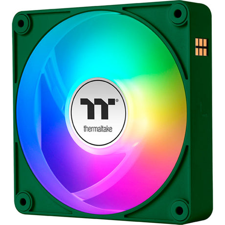 Thermaltake CT120 EX ArGB Sync PC-Lüfter Racing Green (3-Lüfter-Pack) Gehäuselüfter (grün, 3 Stück, 120 x 120 x 25 mm, PWM)