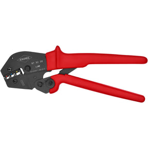 Knipex Crimpzange 97 52 06 (rot schwarz, Ovalcrimp, Öffnungsfeder)