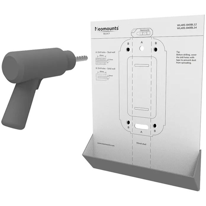 Neomounts von Newstar WL40S-840BL14 Wählen Sie die TV-Wandstonde aus