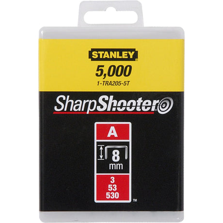 Stanley-Klammern Typ A, 8 mm, 5000 Heftklammern (1-tra205-5t)