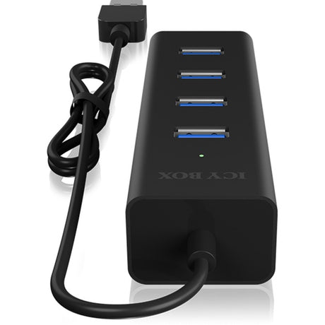 Icy Box ib-hub1409-u3 4-Port USB-Hub (schwarz)
