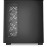 Sharkoon Elite Shark CA500 Midi-Tower-Gehäuse (schwarz | 2x USB-A | 1x USB-C | RGB | gehärtetes Glas)