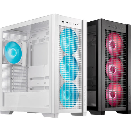 Asus TUF Gaming GT302 ArGB Midi-Tower-Gehäuse (weiß | 2x USB-A | 1x USB-C | RGB | gehärtetes Glas)