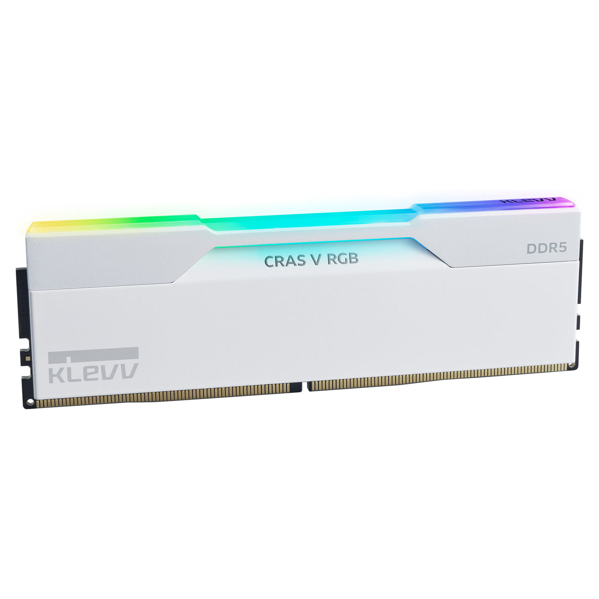 Klevv 32 gb ddr5-6000 (2x 16 gb) kit werkgeheugen (wit, kd5agua80-60a300j, cras v rgb, xmp 3.0, expo)