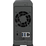 Synology Diskstation DS124 NAS (schwarz, USB-A 3.2 (5 GBit s))