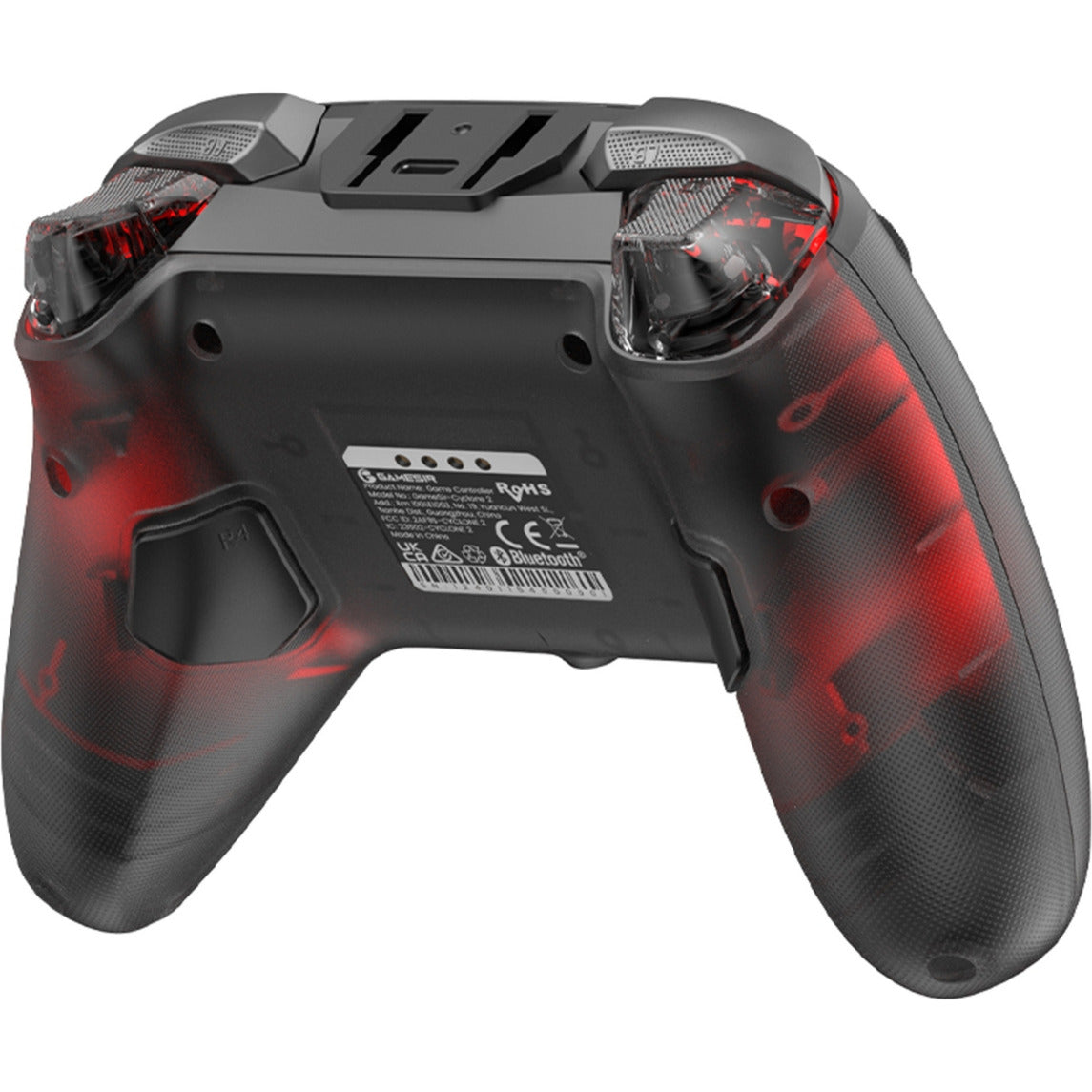 Gamesir Cyclone 2 Multiplattform-Controller – Shadow Black (Schwarz Rot, USB 2,4 GHz Bluetooth, Switch, Android, iOS, PC)