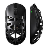 Mchose a7x ultra magnesium alloy wireless gaming mouse (zwart, tot 40.000 dpi, 2.4 ghz usb-c bluetooth)
