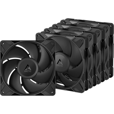 Arctic p14 pro pst case fans (zwart, 5 stuks, 140 x 140 x 27 mm, pwm)