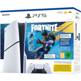 Sony playstation 5 (slim) - 1 tb - fortnite flowering chaos bundel spelconsole (wit zwart)