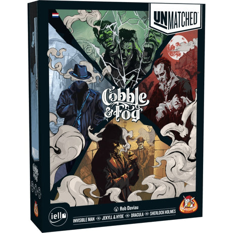 Weiße Kobold-Spiele unübertroffen: Cobble Fog Brettspiel (Niederländisch, 2 – 4 Spieler, 20 Minuten, ab 10 Jahren)