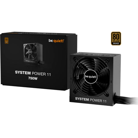 Ruhig sein! Systemleistung 11 750-Watt-Netzteil (schwarz, 1x 12VHPWR, 2x PCIe)