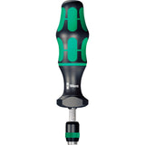 Wera 7440 41 42 Kraftform Drehmomentschraubendreher-Set 0,3-6,0 nm (schwarz grün, 27-teilig, mit Rapidaptor Schnellspannbohrfutter)