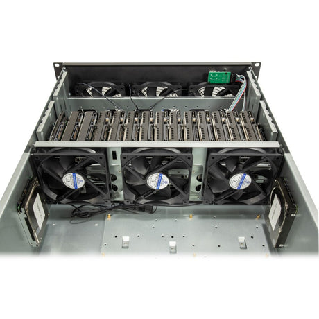 Inter-tech 4f28 Mining Rack, Servergehäuse (schwarz | 2x USB-A)