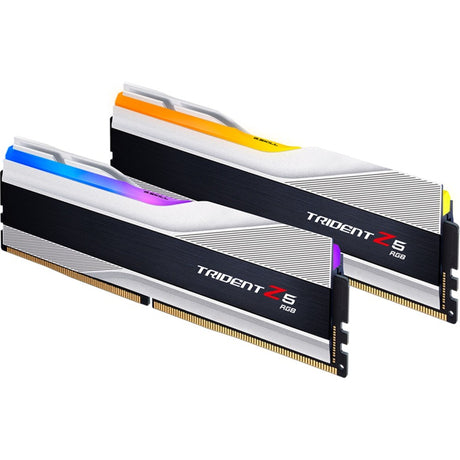 G.skill Trident Z5 RGB 32 GB DDR5-6400 (2x 16 GB) RAM (Silber, F5-6400J3239G16GX2-TZ5RS, XMP 3.0)