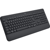 Logitech Signature K650 kabellose Komforttastatur (Graphit, US-internationales Layout (QWERTY), 100 %)