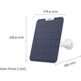 Reolink Solarpanel kompatibel mit Akku-Kamera – Gurt und 4 m Verbindungskabel – 6 W Leistung – wetterfest – Solarpanel 2