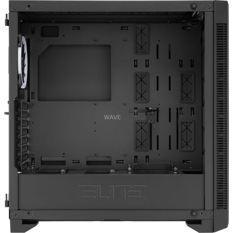 Sharkoon Elite Shark ca200g Big-Tower-Gehäuse (schwarz | 4x USB-A | RGB | gehärtetes Glas)
