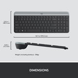 Logitech MK470 Slim Wireless Keyboard und Mauskombination