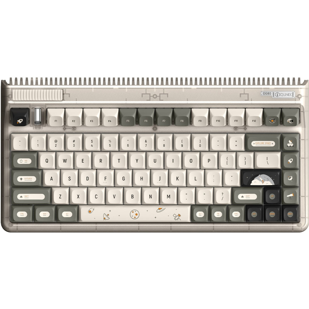 Iqunix OG80 Hitchhiker Wireless mechanischer Tastatur