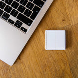 Shelly blu wall switch 4 (stand alone) schakelaar (wit, bluetooth 4.2)
