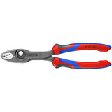 Knipex Frontgripzange | Länge 200 mm | polierte Mehrkomponentenhüllen | schwarz phosphatiert | 1 Stück - 82 02 200 - 82 02 200
