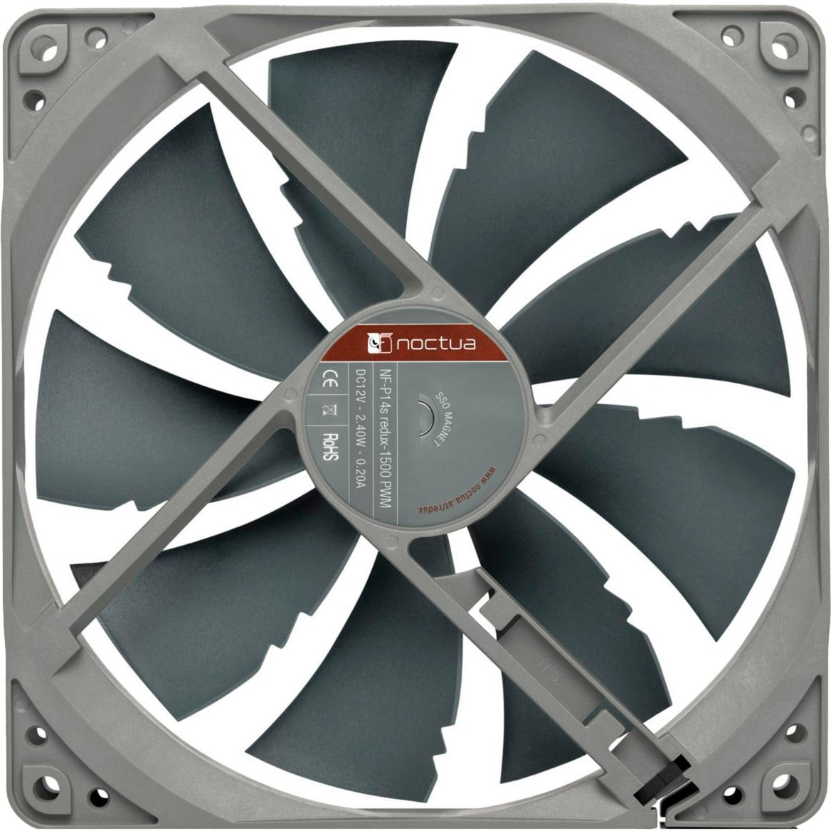 Noctua nf-p14s redux-1500 pwm-gehäuselüfter (140 x 140 x 25 mm)