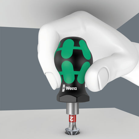 Wera kraftform kompakt stubby 1, 19-teiliges Bit-Set (schwarz grün)