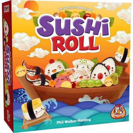 White Goblin Games Sushi Roll Würfelspiel (Niederländisch, 2 – 5 Spieler, 20 Minuten, ab 8 Jahren)