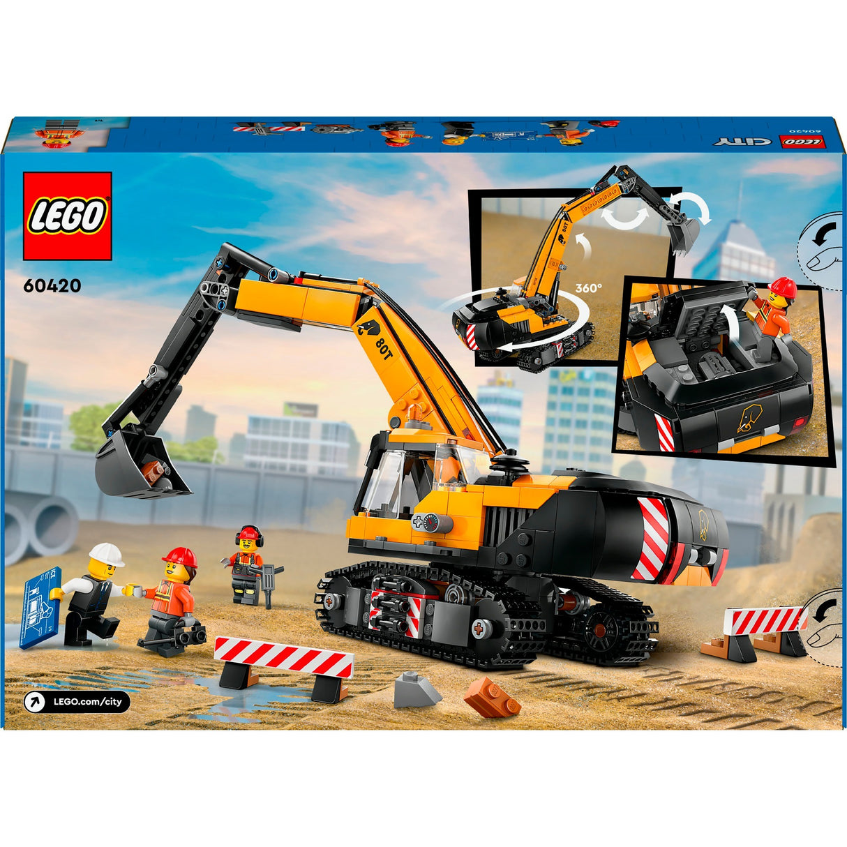 Lego City 60420 Gelbbagger