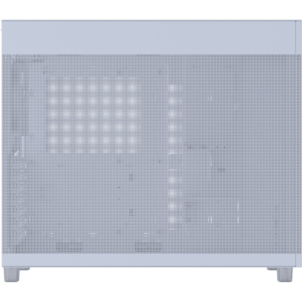 Asus prime ap303 - tempered glass panel midi tower behuizing (wit | 2x usb-a | 1x usb-c | tempered glass)