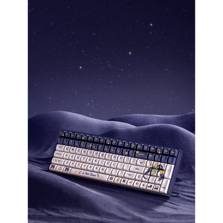 Iqunix F97 Starry Tryst RGB mechanische Gaming-Tastatur (dunkelblau, US-Layout (QWERTY), Iqunix Silent Rose, 96 %, RGB-LEDs, Hot-Swap-fähig, PBT, 2,4 GHz | Bluetooth 5.1 | USB-C)