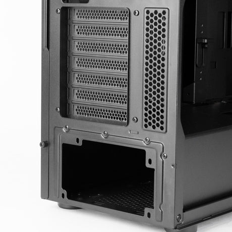 Silverstone Fara 514x Midi Tower Gehäuse (schwarz | 2x USB-A | 1x USB-C | RGB | gehärtetes Glas)