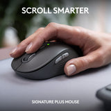 Logitech MK950 Signature Slim Wireless-Desktop-Set (Graphit, US-internationales Layout (QWERTY), 400–4000 dpi)