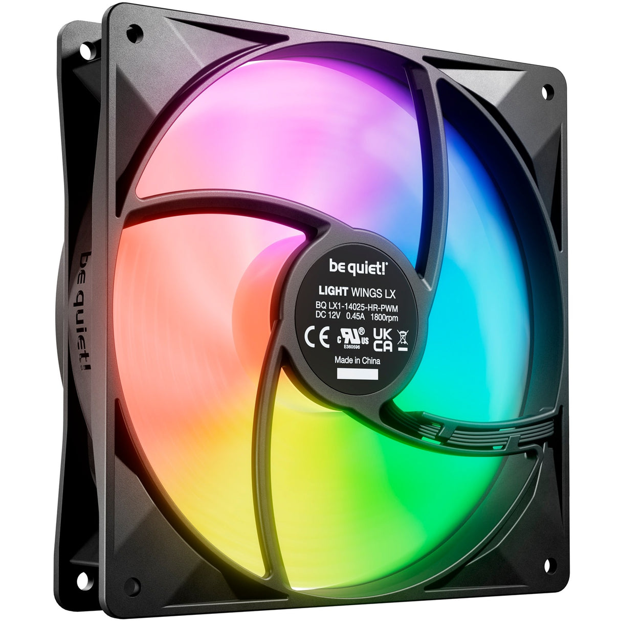 Ruhig sein! Licht lx 140 mm PWM Hochgeschwindigkeits-Dreierpack