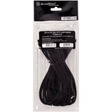 Silverstone 24-Pin ATX-Verlängerungskabel (schwarz, 30 Zentimeter, pp07-mbb)