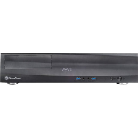 Silverstone milo ml03b Desktop-Gehäuse (schwarz | 2x USB-A)