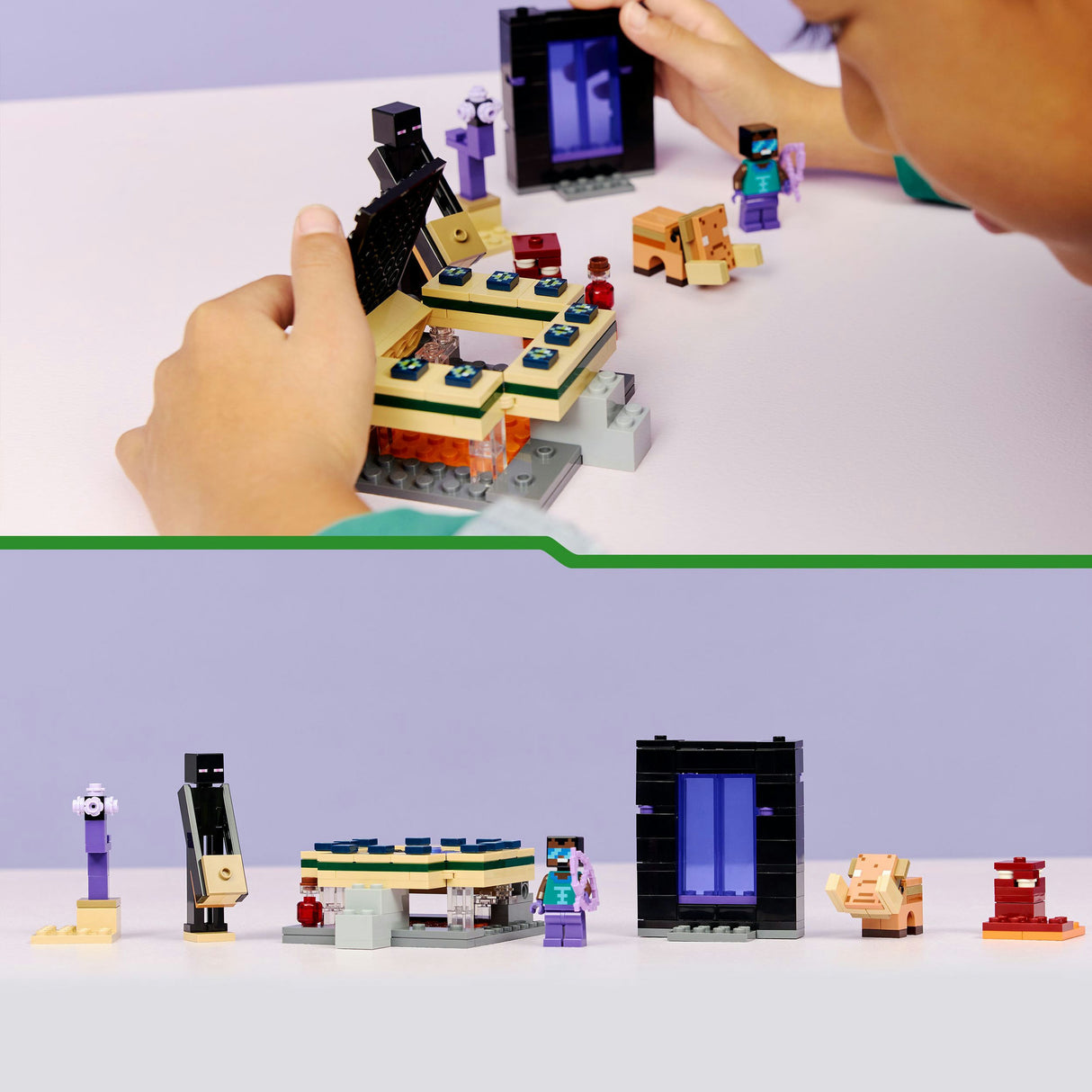 Lego Minecraft 21584 Reise in den Nether und das Endportal
