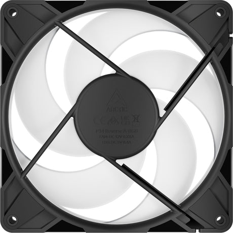 Arctic p14 pro Reverse A-RGB Gehäuselüfter (schwarz, 140 x 140 x 30 mm, PWM)