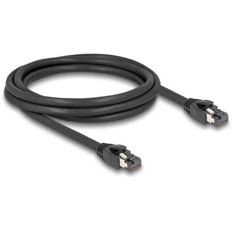 Delock Netzwerkkabel S FTP, RJ-45 mit Cat.8.1 (schwarz, 2 Meter)