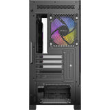 Antec cx500m argb Mini-Tower-Gehäuse (schwarz | 2x USB-A | 1x USB-C | gehärtetes Glas)